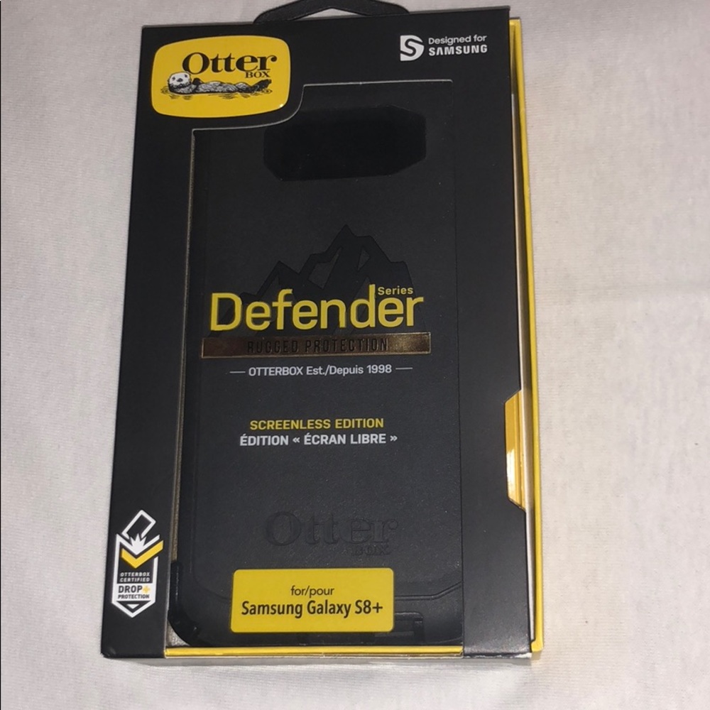 Samsung Galaxy S8+ Otter box case (Black)